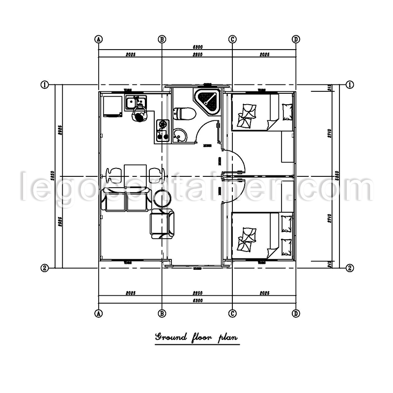 Expandable container house price