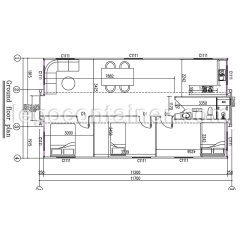 40ft expandable container home