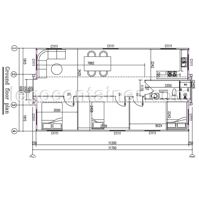 40ft expandable container home