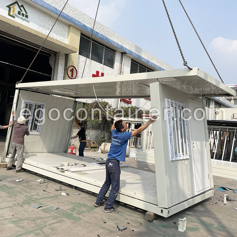 Prefab folding container house