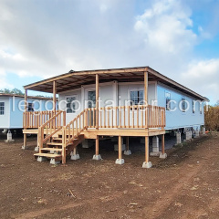 Prefabricated expandable container house