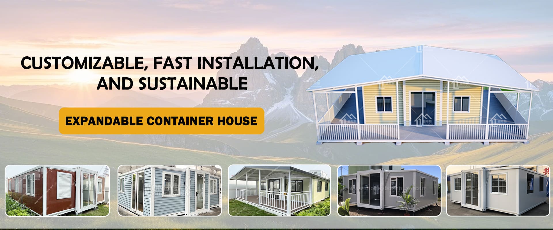 expandable container house