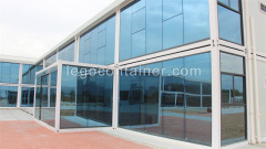 Luxury glass container house house flat pack dormitory modular temporary construction site office price,Luxury glass container house house flat pack dormitory modular temporary construction site office price