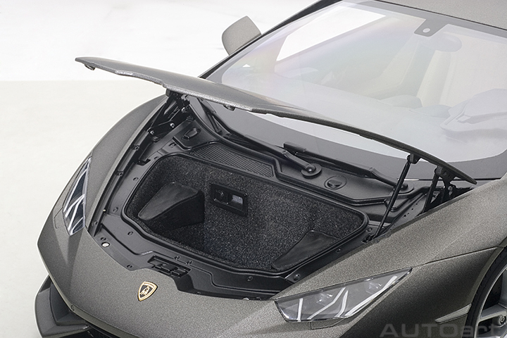 1/12 LAMBORGHINI HURACAN LP610-4 (亚光灰色)（合金车体/塑脂车壳）