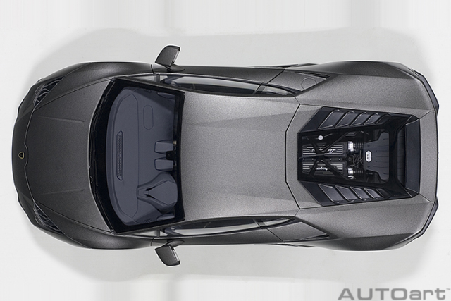 1/12 LAMBORGHINI HURACAN LP610-4 (亚光灰色)（合金车体/塑脂车壳）