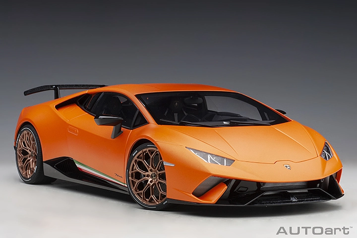 1/12 LAMBORGHINI HURACAN PERFORMANTE (ARANCIO ANTHAEUS/MATT ORANGE)