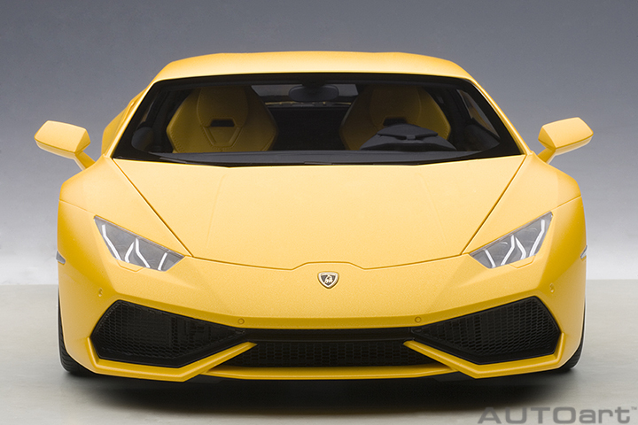 1/12 LAMBORGHINI HURACAN LP610-4 (黄色)（合金车体/塑脂车壳）