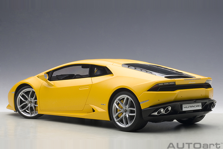 1/12 LAMBORGHINI HURACAN LP610-4 (黄色)（合金车体/塑脂车壳）