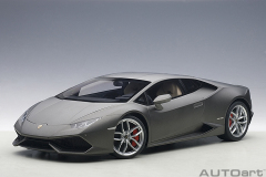 1/12 LAMBORGHINI HURACAN LP610-4 (亚光灰色)（合金车体/塑脂车壳）