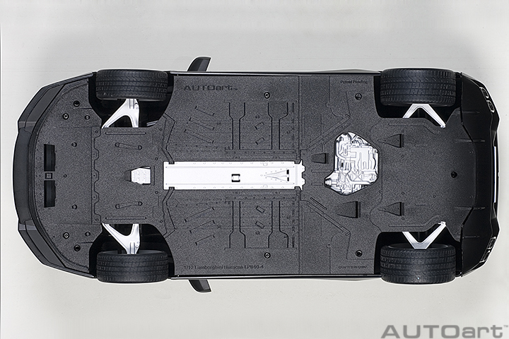 1/12 LAMBORGHINI HURACAN LP610-4 (亚光黑)（合金车体/塑脂外壳）