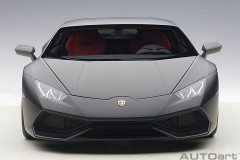 1/12 LAMBORGHINI HURACAN LP610-4 (亚光黑)（合金车体/塑脂外壳）