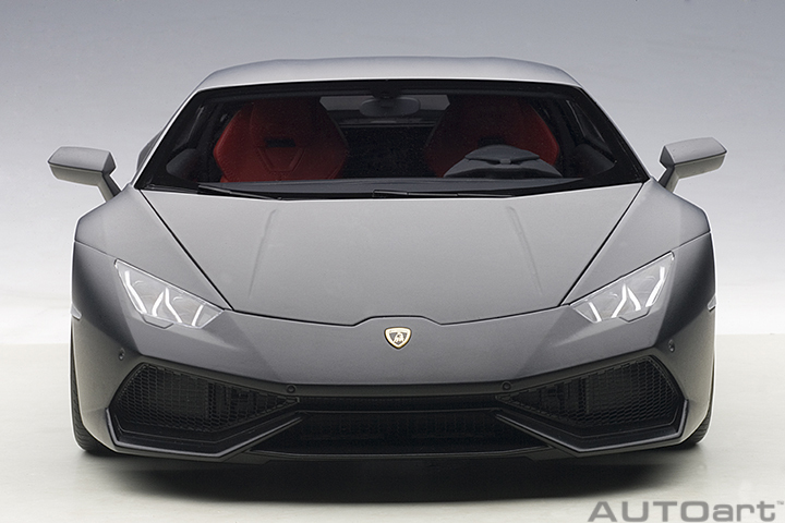 1/12 LAMBORGHINI HURACAN LP610-4 (亚光黑)（合金车体/塑脂外壳）