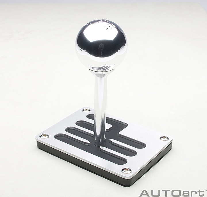 40102 6-SPEED ALUMINIUM GEAR SHIFT KNOB PAPER WEIGHT (W/STRAIGHT SHAFT)(ZINC DIE-CAST)