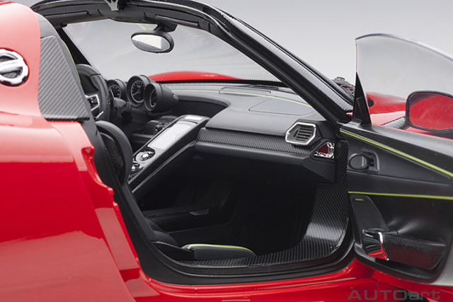 1/12 PORSCHE 918 SPYDER WEISSACH PACKAGE (GUARDS RED)