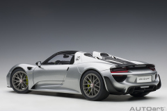 1/12 PORSCHE 918 SPYDER WEISSACH PACKAGE  (GT SILVER METALLIC)