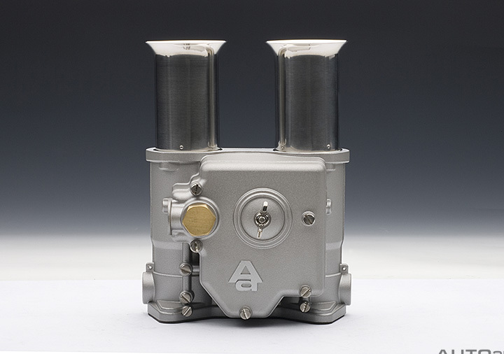 40148 CARBURETOR SALT & PEPPER SHAKER GRINDER (ALUMINIUM DIE-CAST)