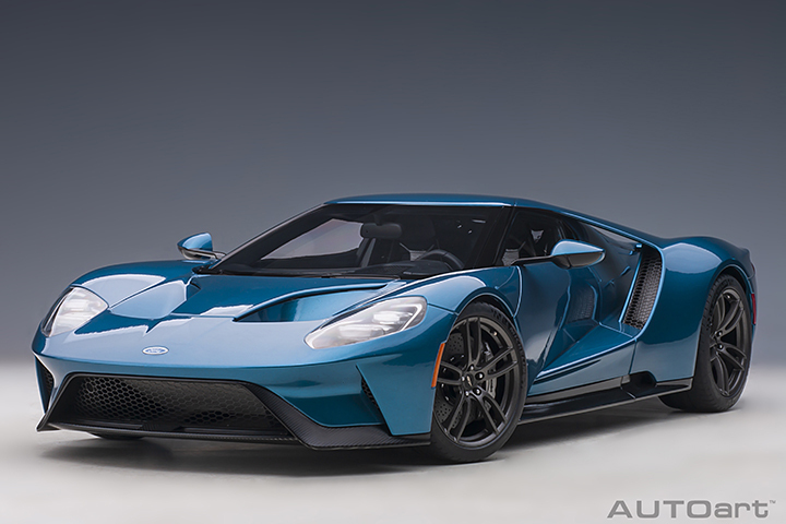 12107 1/12 FORD GT 2017 (LIQUID BLUE)