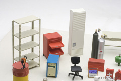 49110 1/18 GARAGE SET