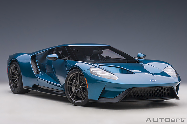 12107 1/12 FORD GT 2017 (LIQUID BLUE)