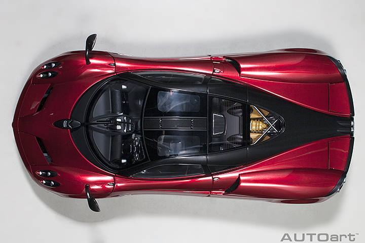 1/12 PAGANI HUAYRA (METALLIC RED/SILVER WHEELS)