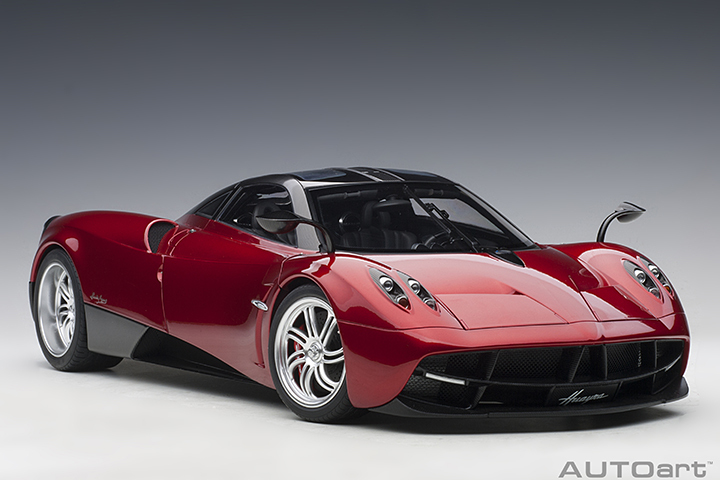 1/12 PAGANI HUAYRA (METALLIC RED/SILVER WHEELS)