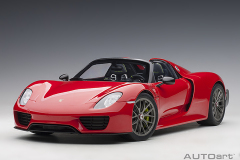 12122 1/12 PORSCHE 918 SPYDER WEISSACH PACKAGE (GUARDS RED)