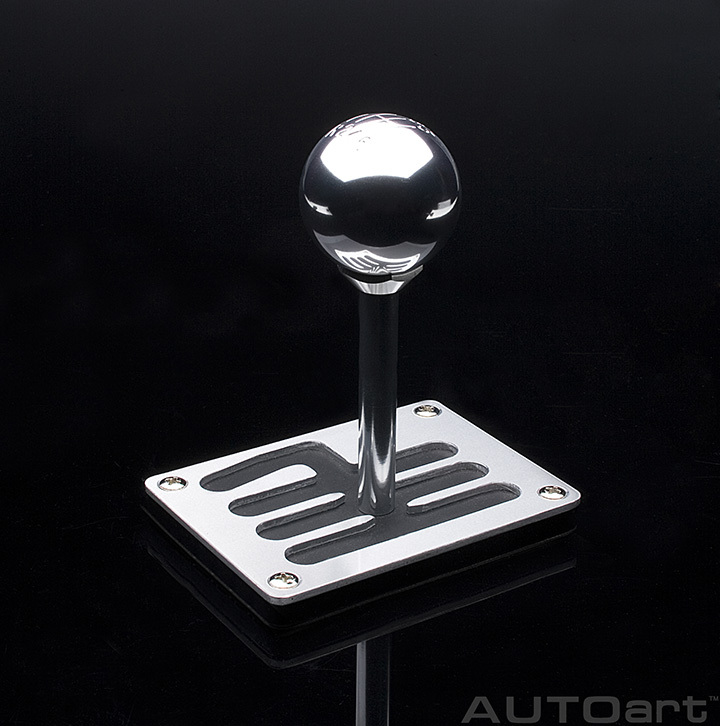 40102 6-SPEED ALUMINIUM GEAR SHIFT KNOB PAPER WEIGHT (W/STRAIGHT SHAFT)(ZINC DIE-CAST)