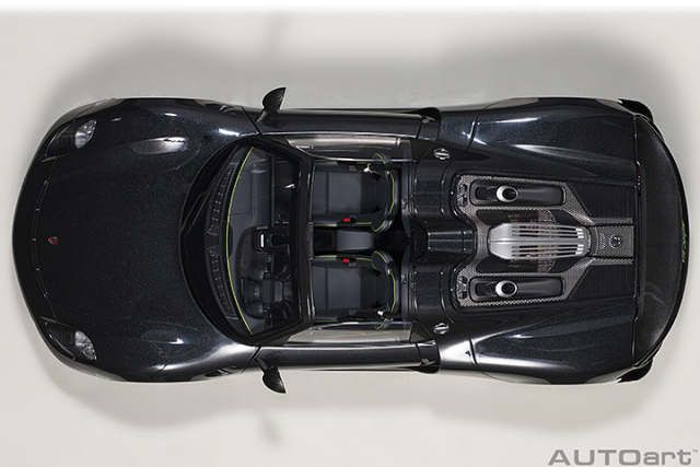 1/12 PORSCHE 918 SPYDER WEISSACH PACKAGE (BASALTSCHWARZMETALLIC/BLACK METALLIC)