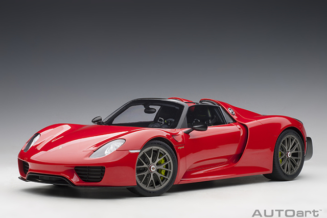 1/12 PORSCHE 918 SPYDER WEISSACH PACKAGE (GUARDS RED)