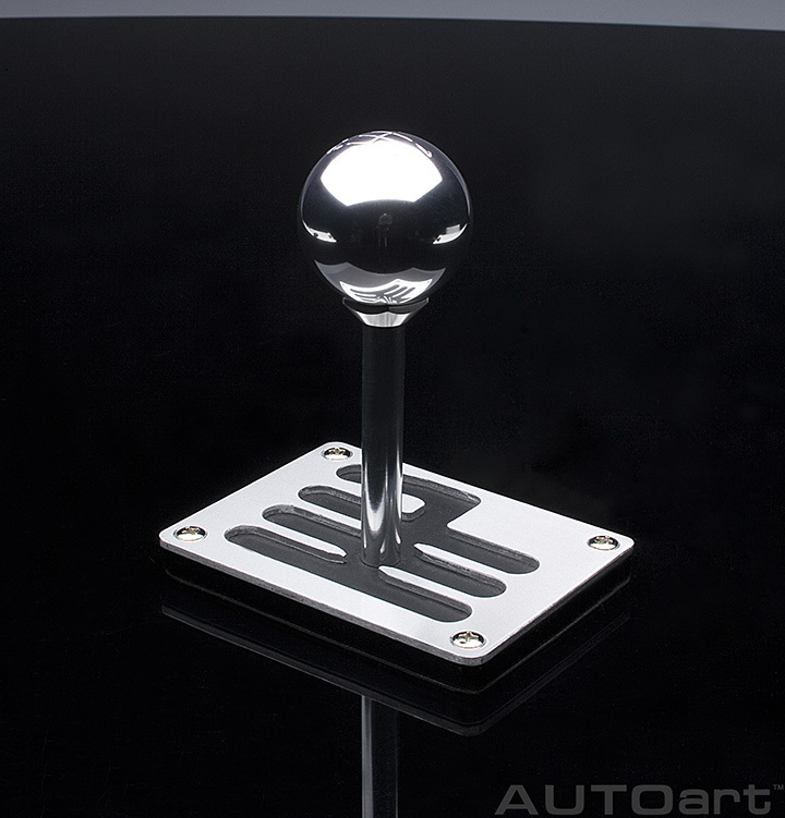 40102 6-SPEED ALUMINIUM GEAR SHIFT KNOB PAPER WEIGHT (W/STRAIGHT SHAFT)(ZINC DIE-CAST)