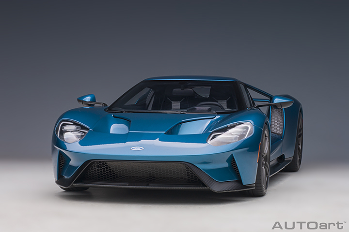 12107 1/12 FORD GT 2017 (LIQUID BLUE)