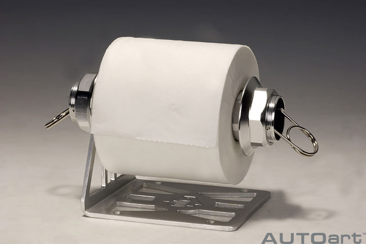 40131 CENTRE LOCK RACING TOILET PAPER HOLDER