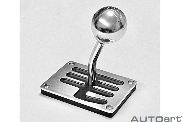 40202 6-SPEED ALUMINIUM GEAR SHIFT KNOB DOOR HANDLE / CLOTHES HANGER (W/ANGLED SHAFT)(ZINC DIE-CAST)