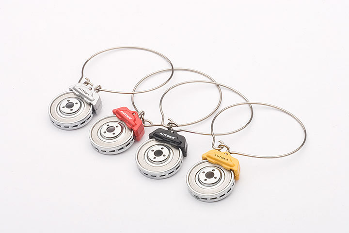 40332  BRAKE DISC WINE GLASS CHARMS