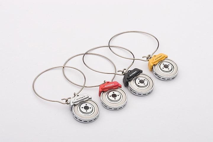 40332  BRAKE DISC WINE GLASS CHARMS