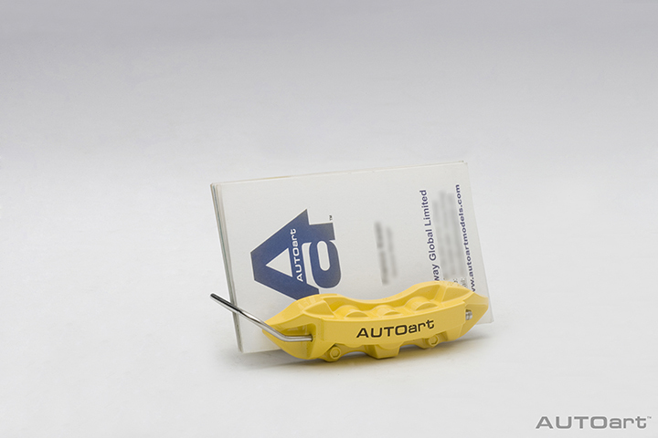 40254 BRAKE CALIPER NAME CARD HOLDER (YELLOW)