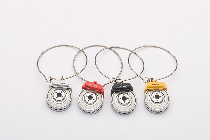 40332  BRAKE DISC WINE GLASS CHARMS