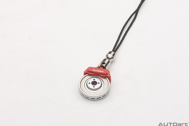 41571 BRAKE DISC MOBILE PHONE PENDANT (RED CALIPER)