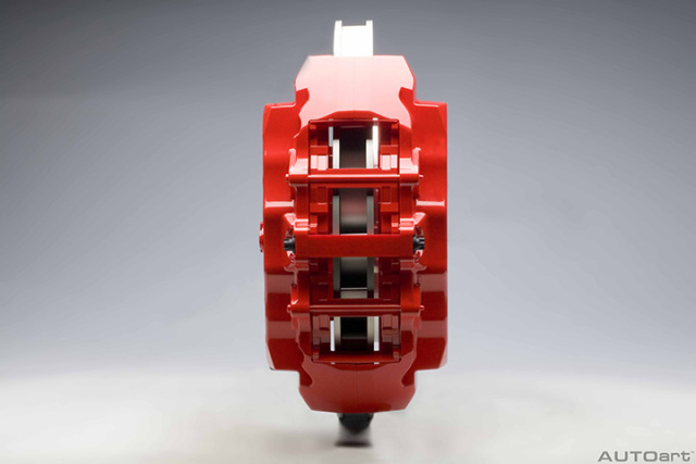 41001 RACING BRAKE DISC CLOCK (8-POT CALIPER/DIAMETER OF ROTOR : 380 mm) (RED CALIPER/BLUE ANODIZED CENTRE/AUTOart logo)