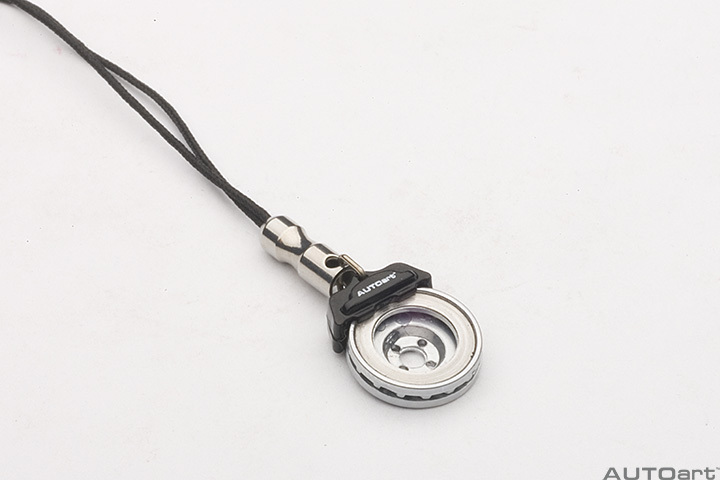 41573 BRAKE DISC MOBILE PHONE PENDANT (BLACK CALIPER)