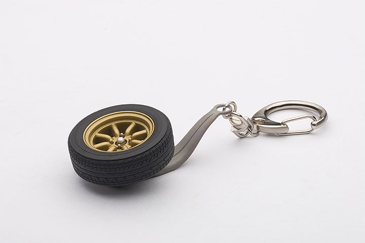 41568  8-SPOKES WHEEL KEYCHAIN