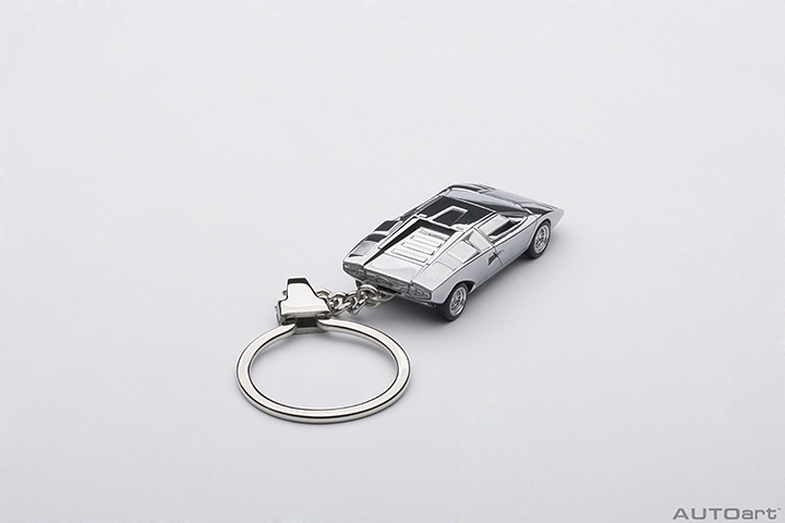 41608 1/87 LAMBORGHINI COUNTACH LP400 (ALUMINUM CAR KEYCHAIN)