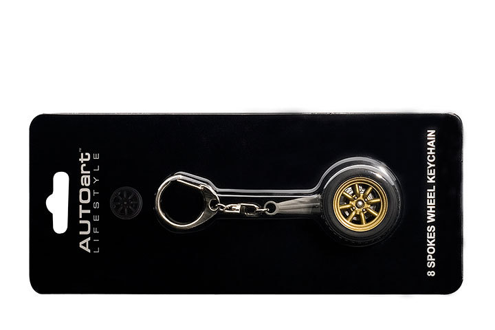 41568  8-SPOKES WHEEL KEYCHAIN