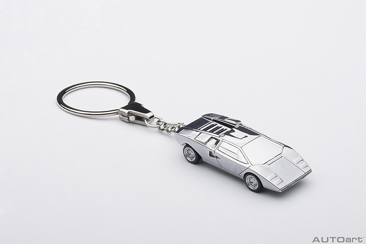 41608 1/87 LAMBORGHINI COUNTACH LP400 (ALUMINUM CAR KEYCHAIN)