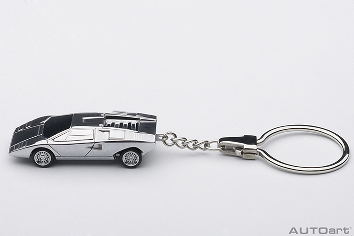 41608 1/87 LAMBORGHINI COUNTACH LP400 (ALUMINUM CAR KEYCHAIN)