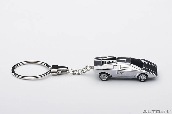 41608 1/87 LAMBORGHINI COUNTACH LP400 (ALUMINUM CAR KEYCHAIN)