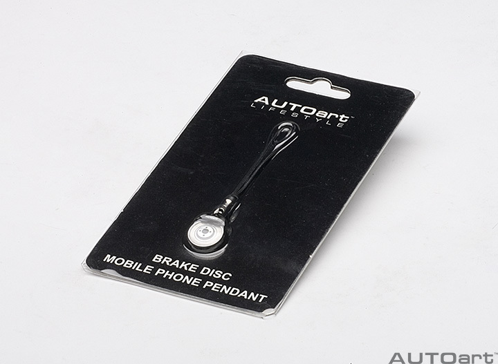 41573 BRAKE DISC MOBILE PHONE PENDANT (BLACK CALIPER)