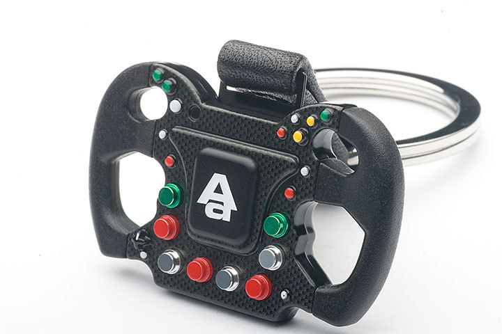 40463  FORMULA STEERING WHEEL KEYCHAIN NEW VERSION