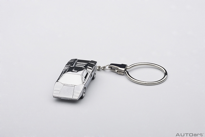 41608 1/87 LAMBORGHINI COUNTACH LP400 (ALUMINUM CAR KEYCHAIN)