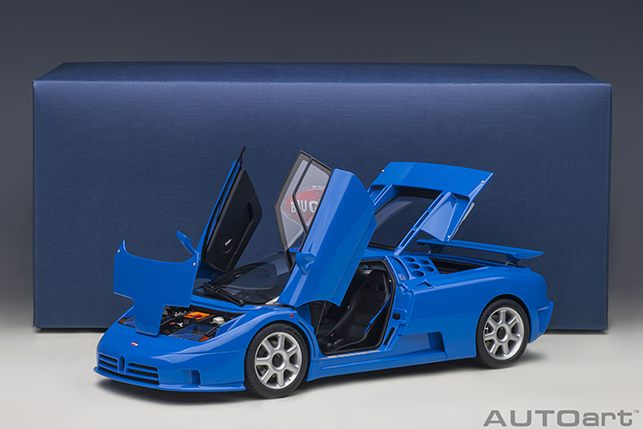 70917 1/18 BUGATTI EB110 SS (FRENCH RACING BLUE)